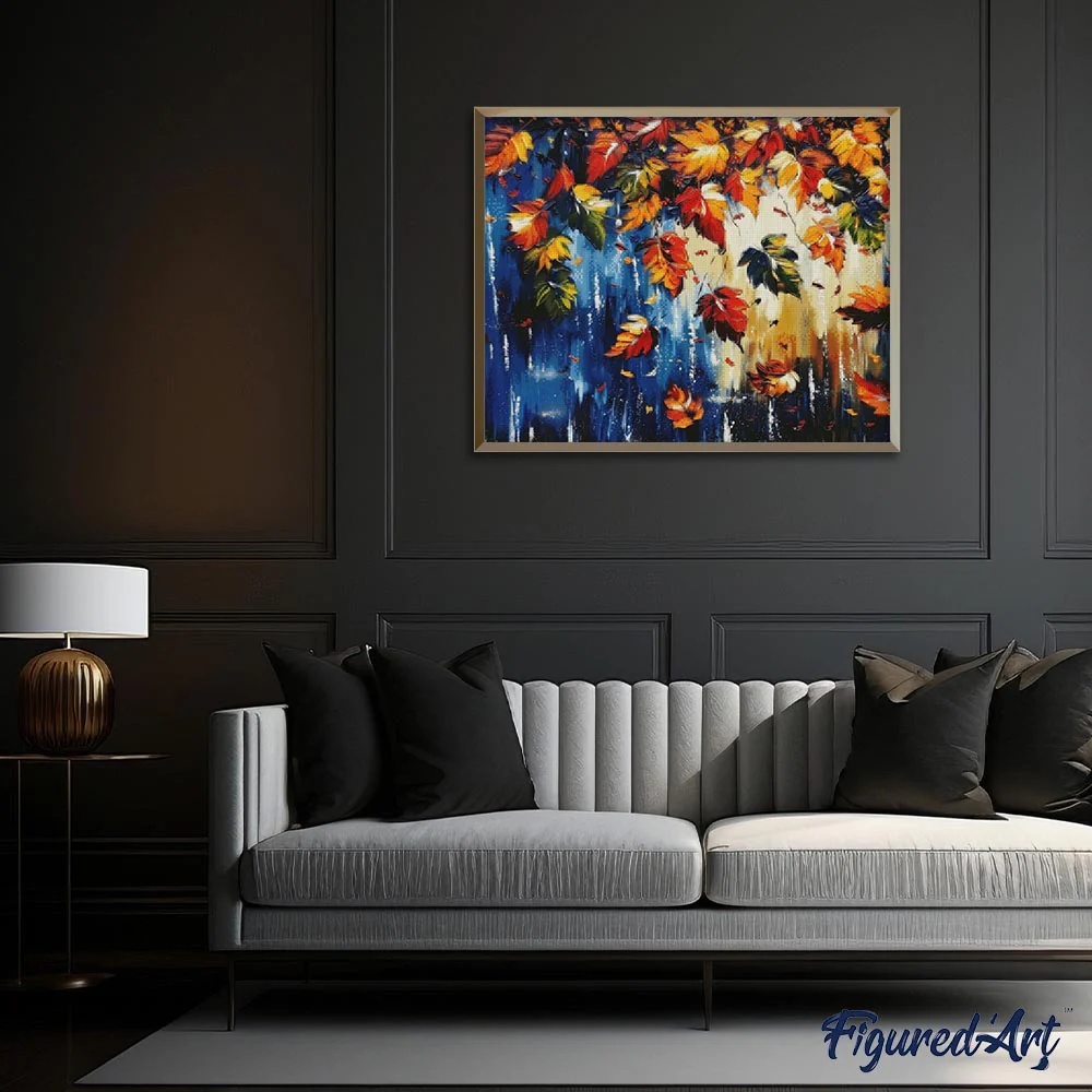 Diamond Painting - Vibrant Autumn Leaves - Image 2
