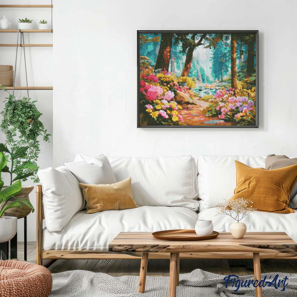 Diamond Painting - Wildflower Stream - Image 2