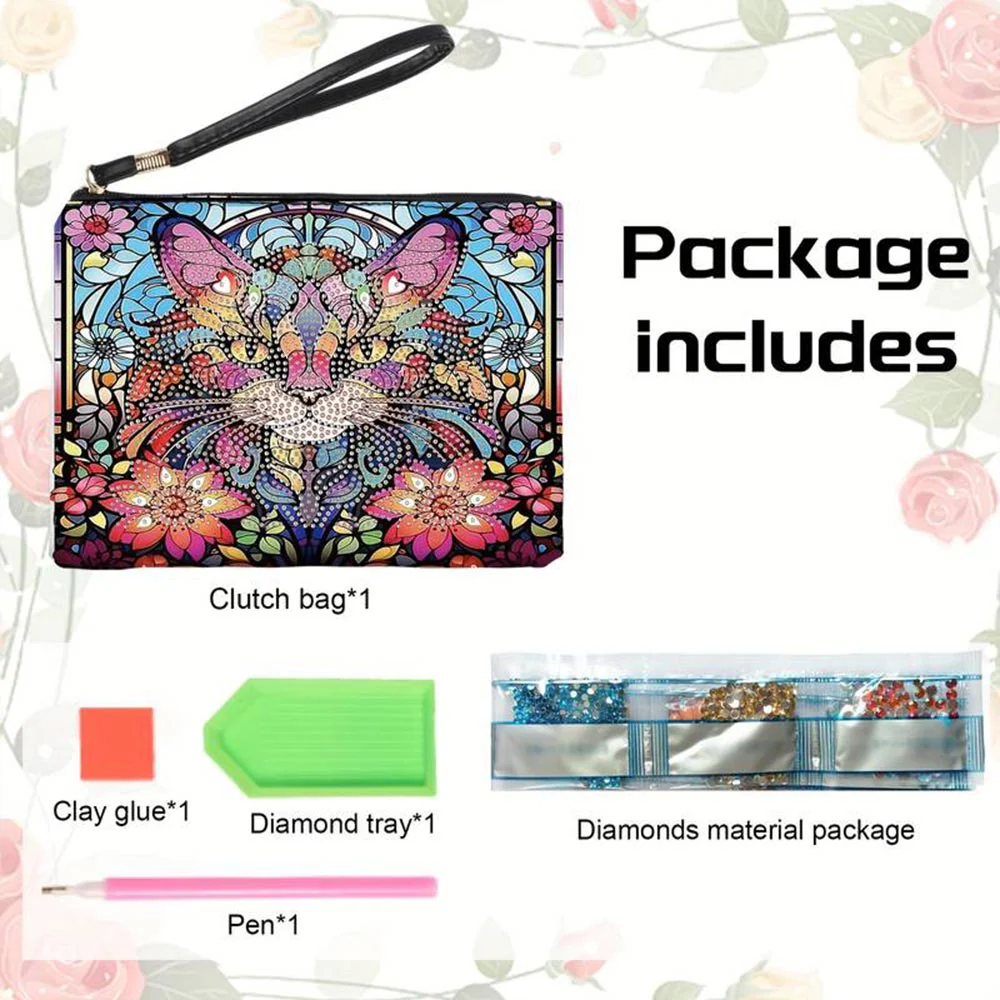 Diamond Painting Wrist Bag Cat - Image 6