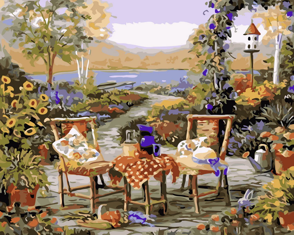 Dining by the lake