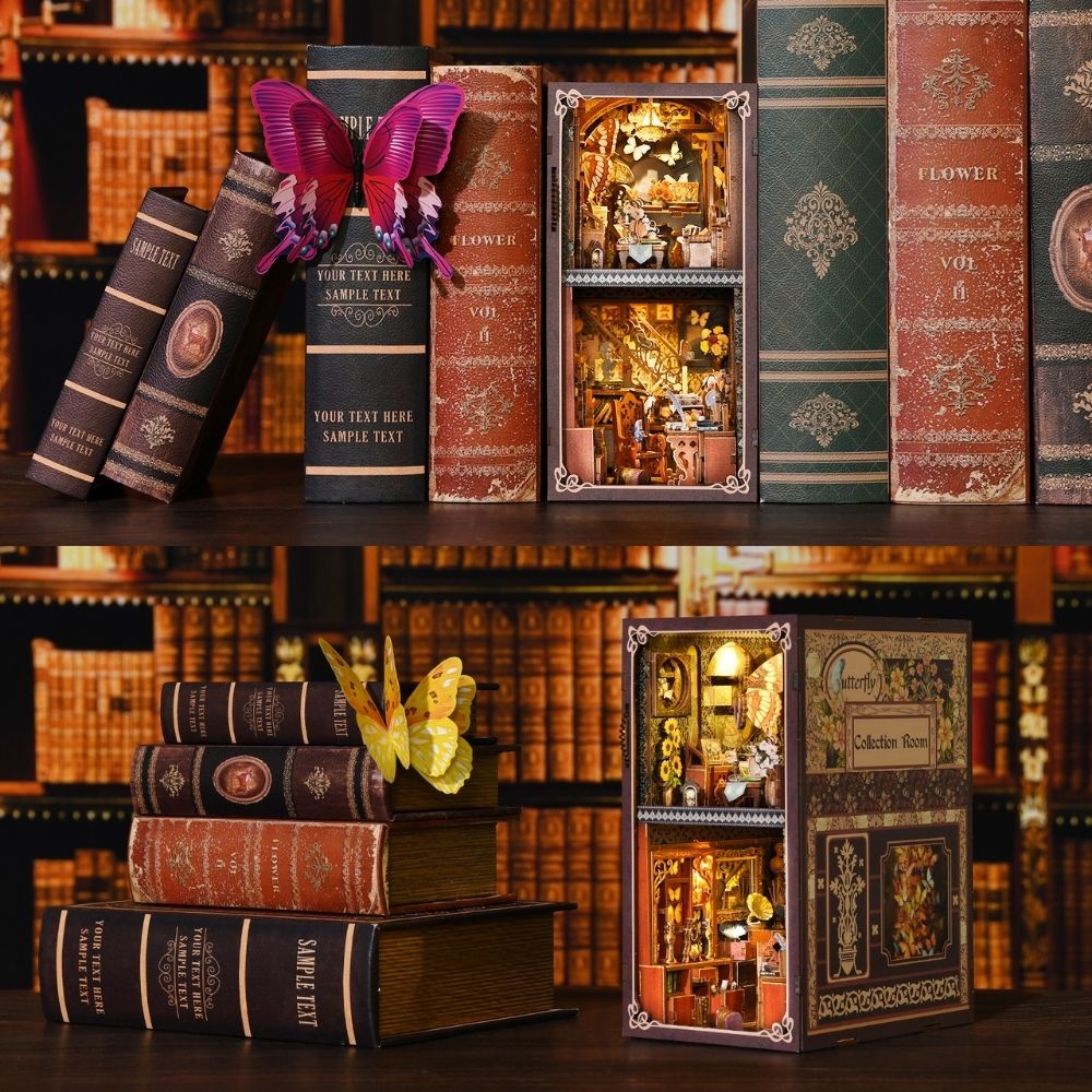 DIY Book Nook Kit - Butterfly Collection Room - Image 11