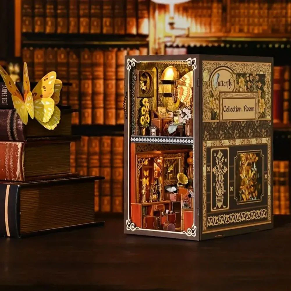 DIY Book Nook Kit - Butterfly Collection Room - Image 6