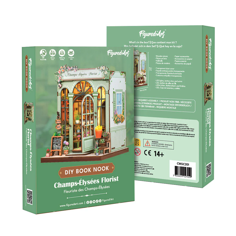 DIY Book Nook Kit - Champs-Élysées Florist - Image 2