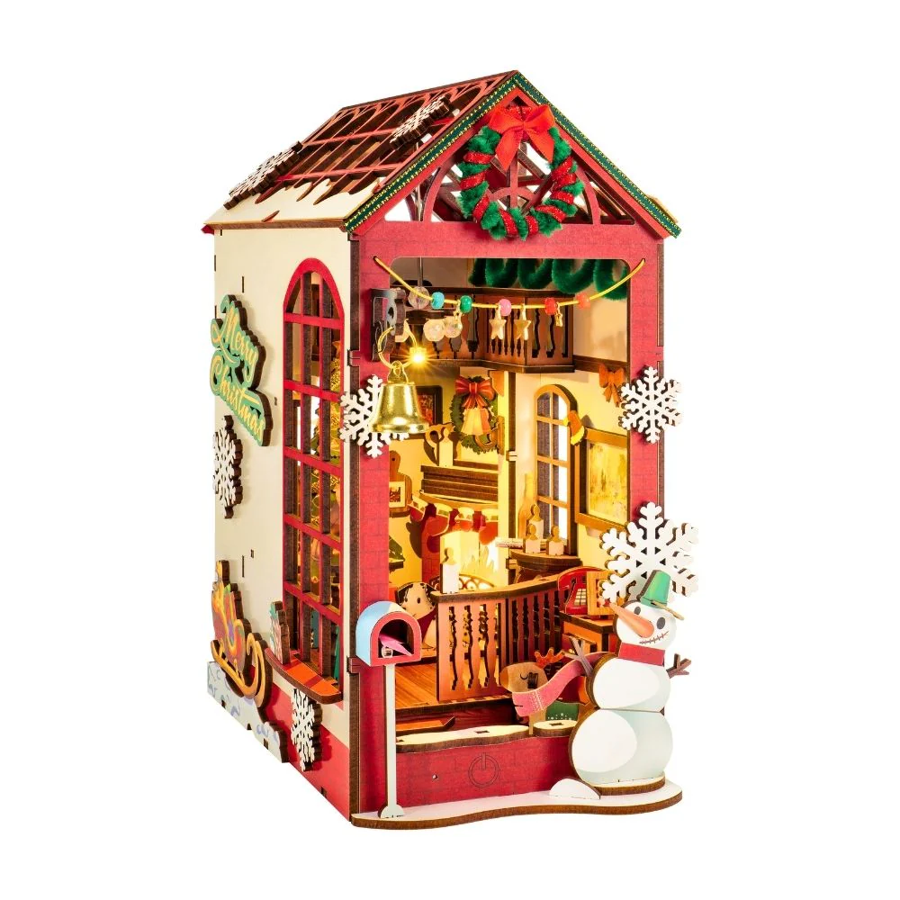 DIY Book Nook kit - Christmas Indoor Scene - Image 2