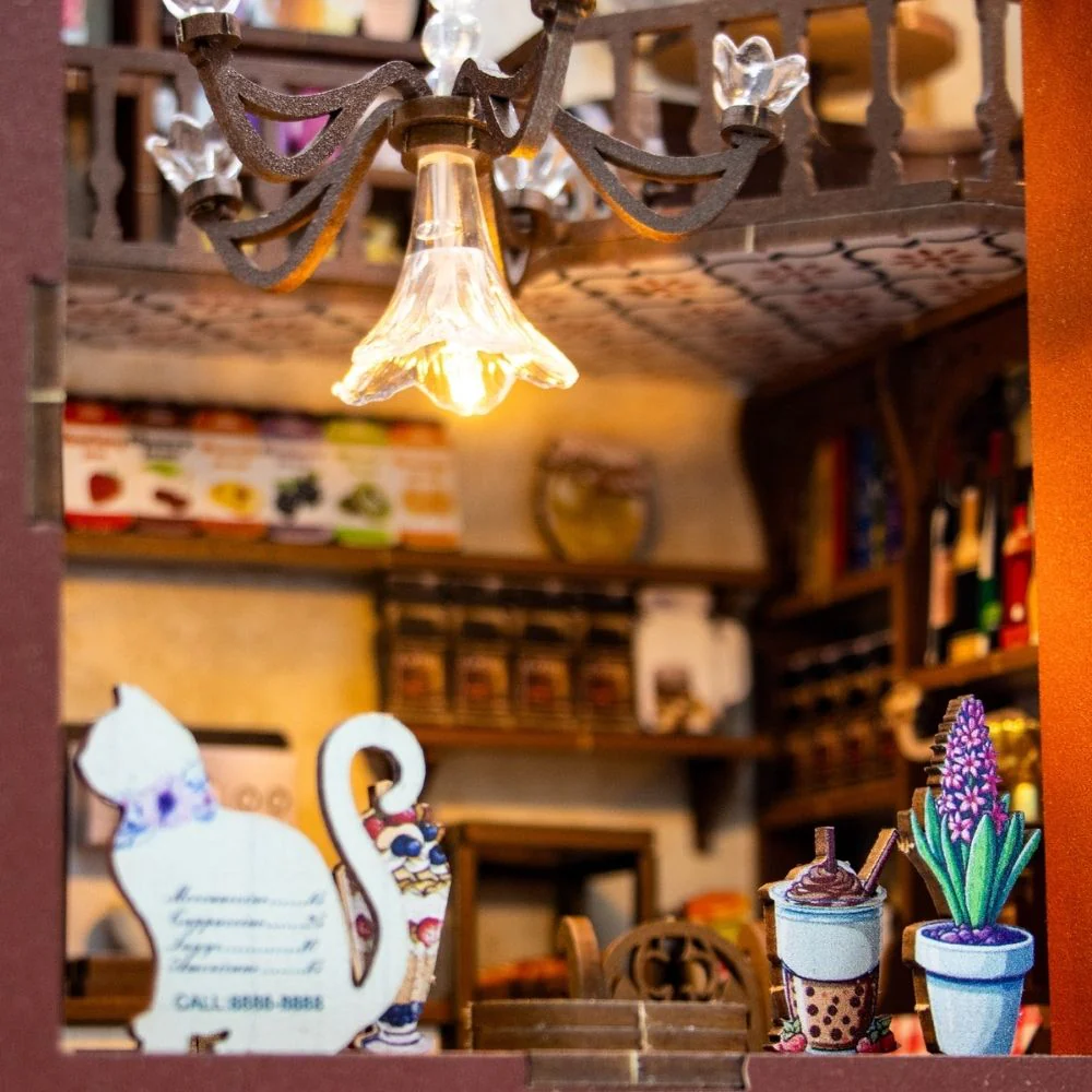 DIY Book Nook Kit - Coffee Shop - Image 6