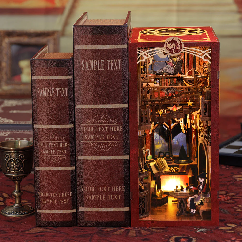 DIY Book Nook Kit - Flame Common Room - Image 5