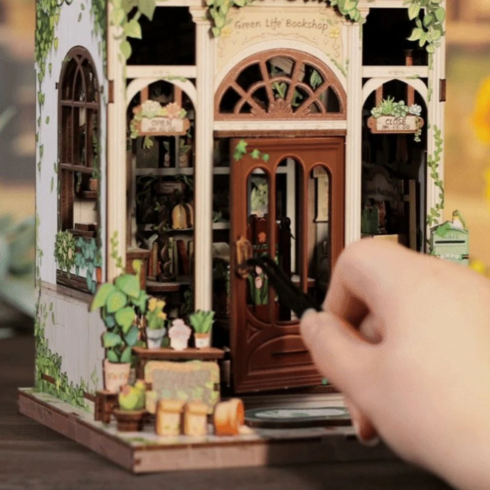 DIY Book Nook Kit - Green Life Bookshop - Image 11