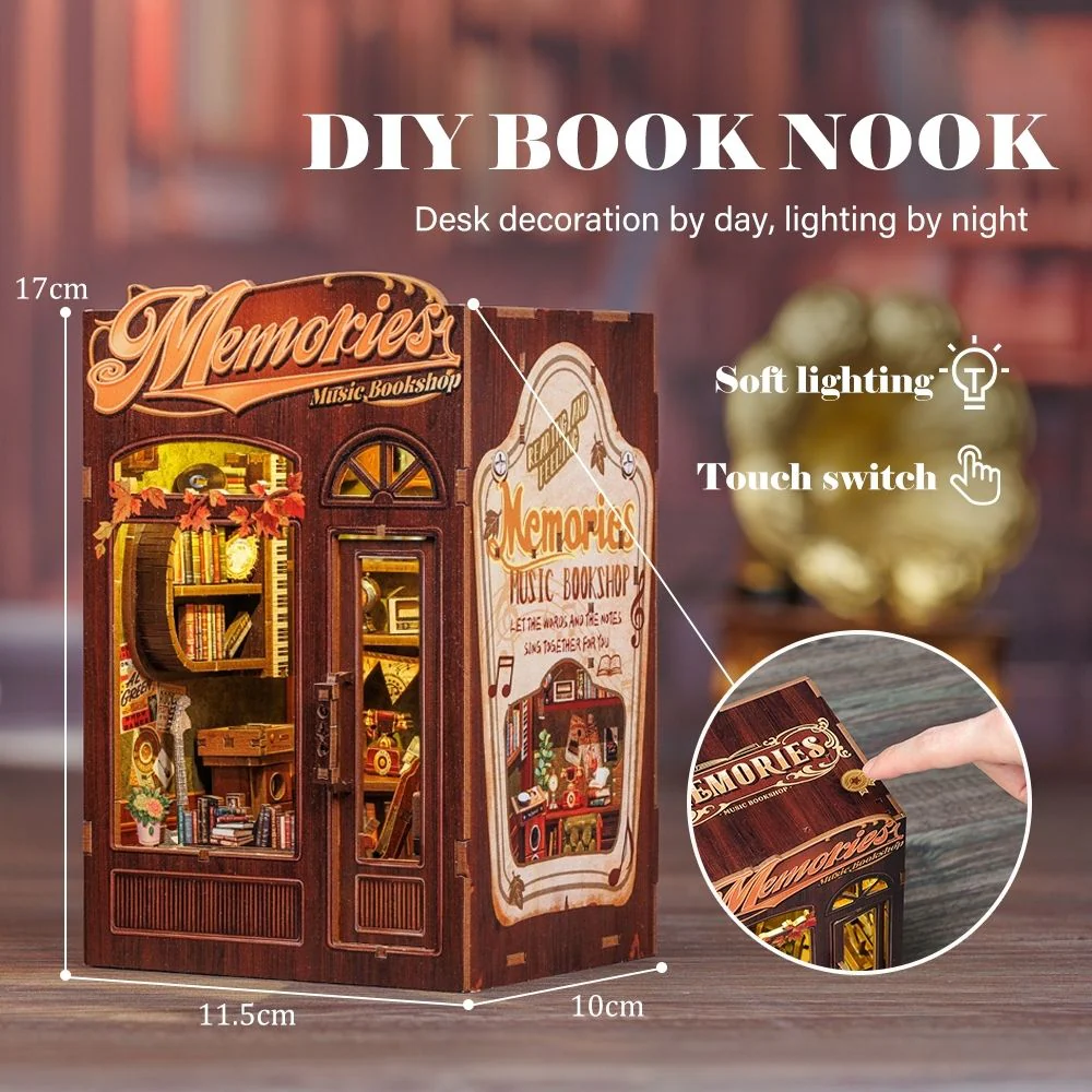 DIY Book Nook Kit - Memories Music Bookshop - Image 12