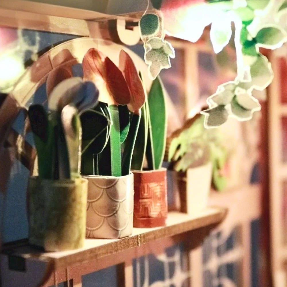 DIY Book Nook Kit - Mini Greenhouse - Image 6