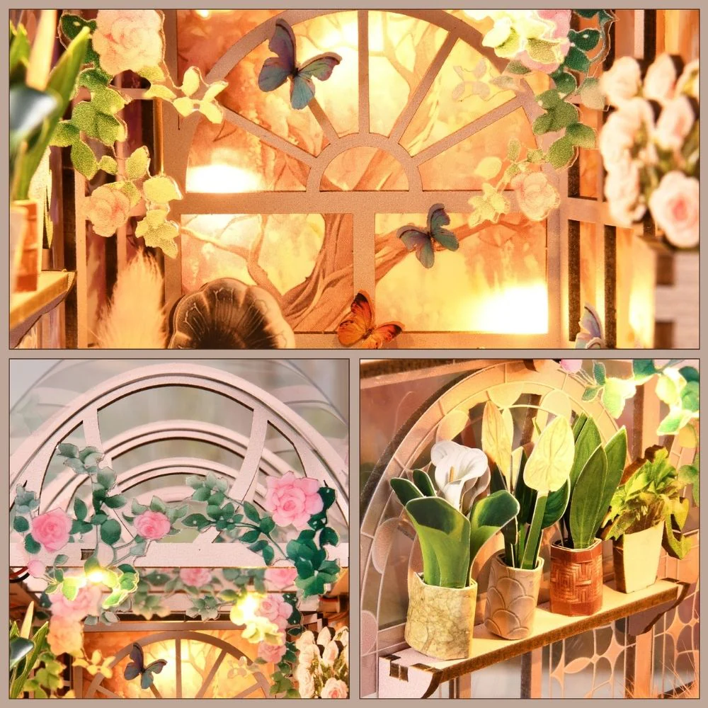 DIY Book Nook Kit - Mini Greenhouse - Image 9