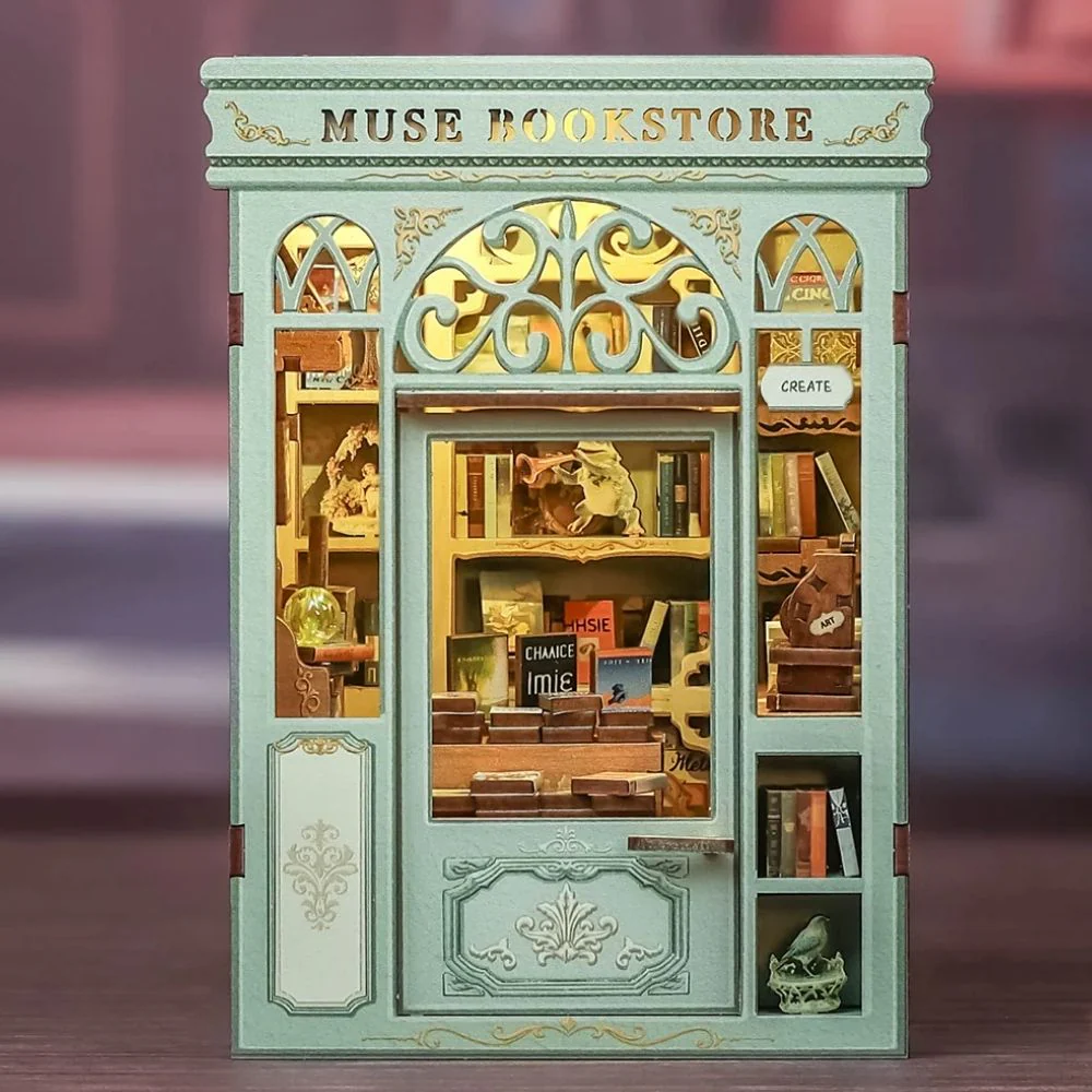 DIY Book Nook Kit - Muse Bookstore - Image 3