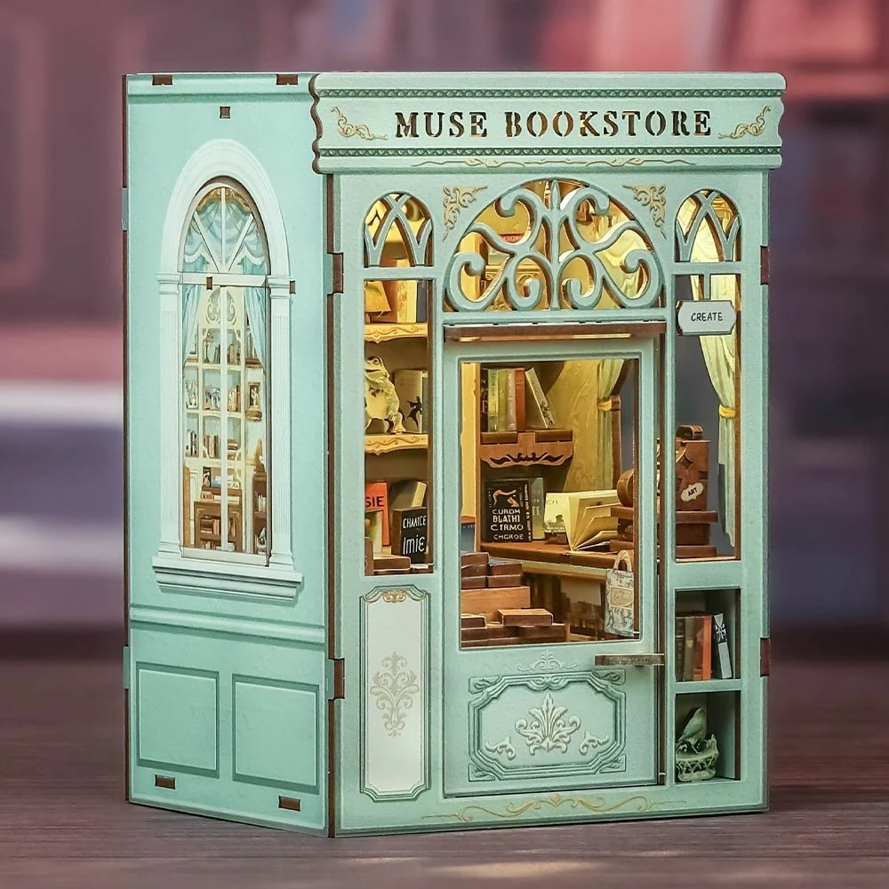 DIY Book Nook Kit - Muse Bookstore - Image 4