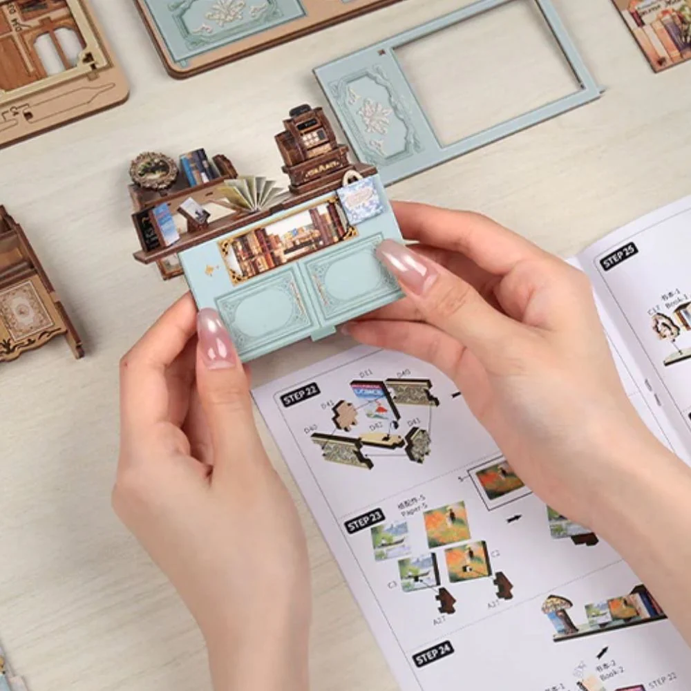 DIY Book Nook Kit - Muse Bookstore - Image 9