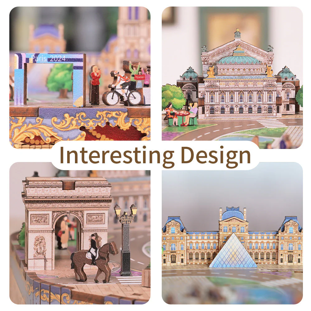 3D Puzzle - Romantic Paris - Image 7