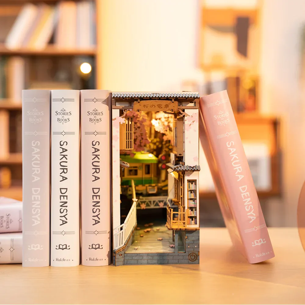 DIY Book Nook kit - Sakura Densya - Image 6