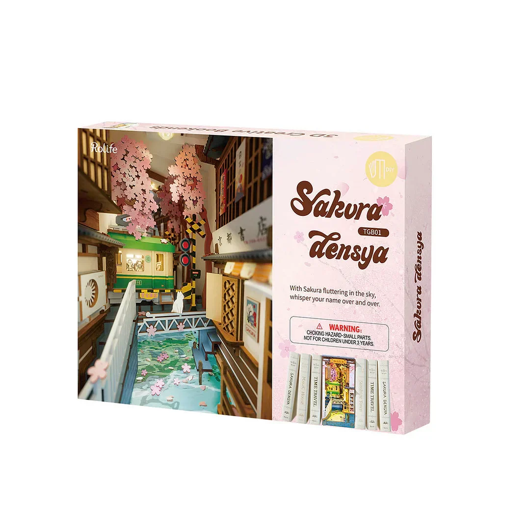 DIY Book Nook kit - Sakura Densya - Image 7