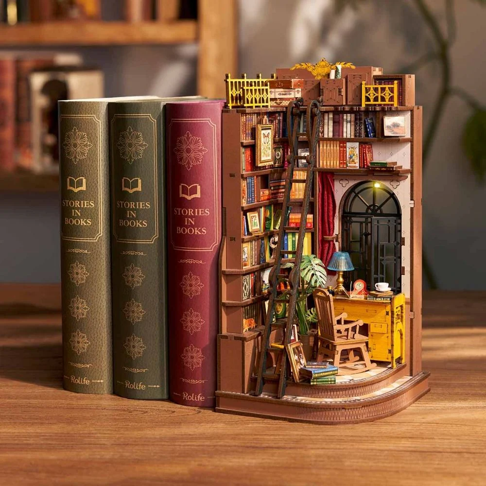 DIY Book Nook kit - Silent Corner Study - Image 3