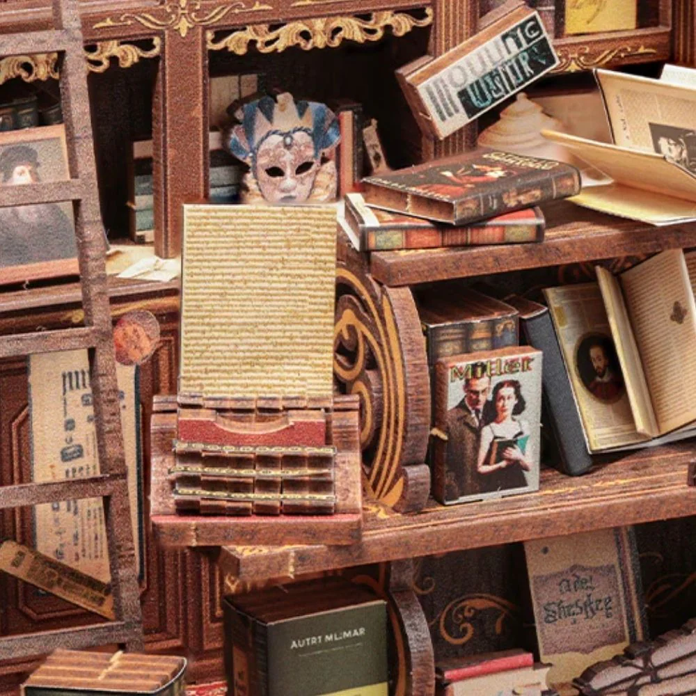 DIY Book Nook Kit - The Drama Bookshop - Image 7