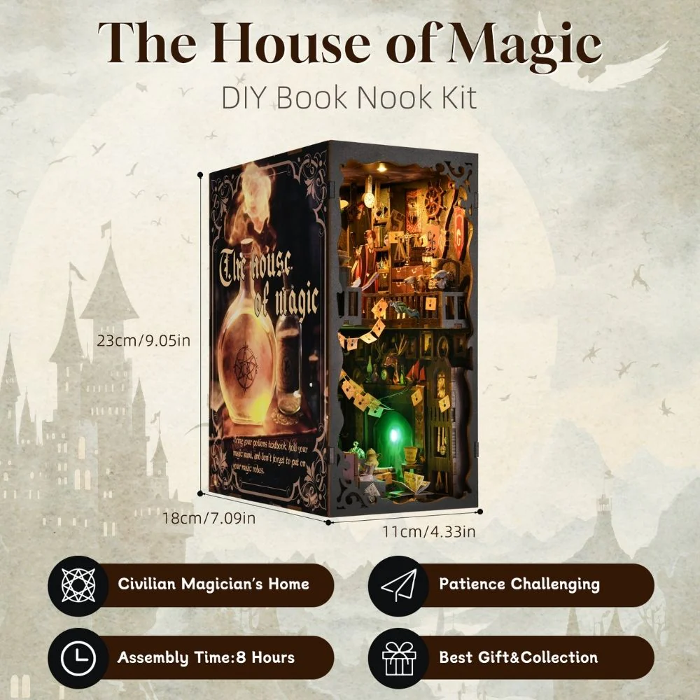 DIY Book Nook Kit - The House of Magic - Image 12