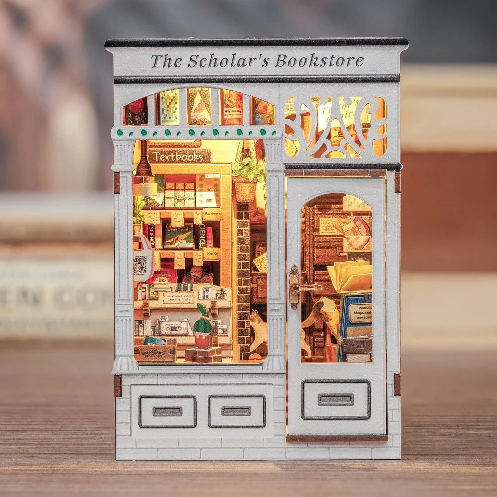 DIY Book Nook Kit - The Scholar's Bookstore - Image 3