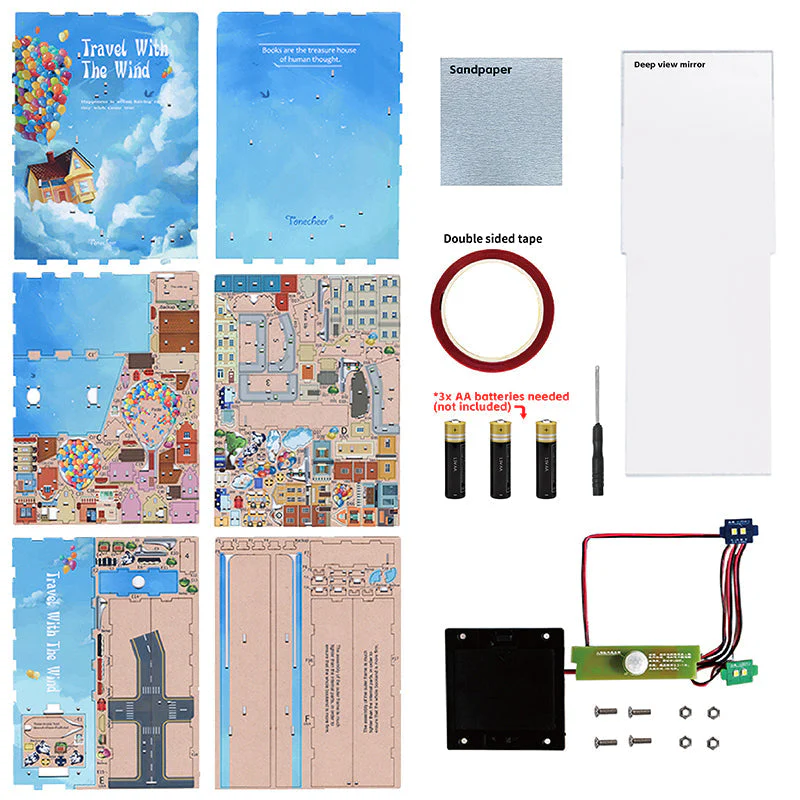 DIY Book Nook Kit - Travel with the Wind - Image 7