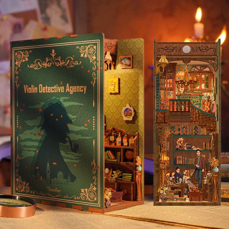 DIY Book Nook Kit - Violin Detective Agency - Image 4