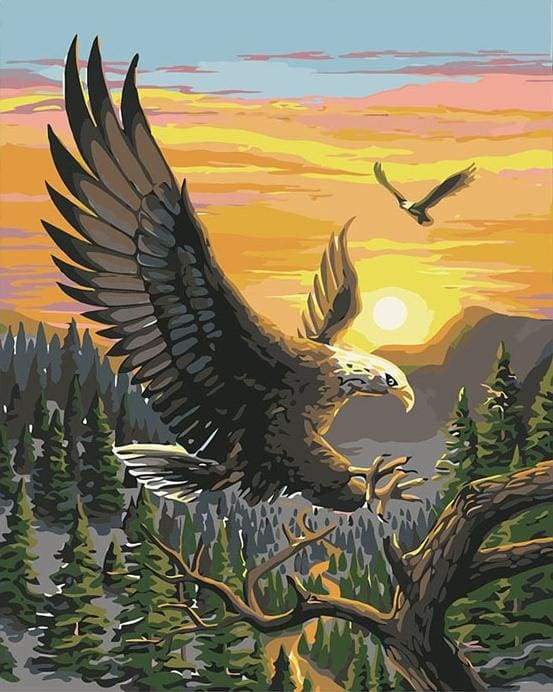 Eagle at Sunrise