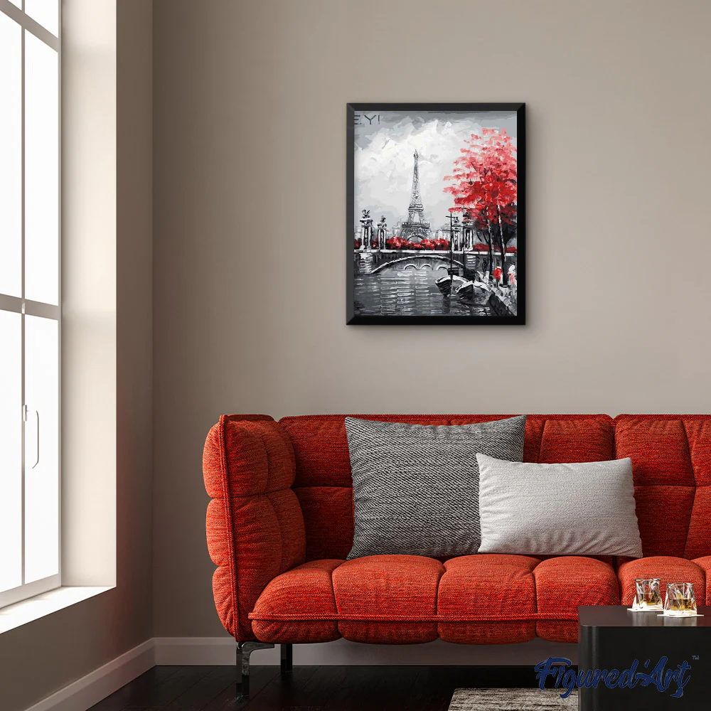Eiffel Tower and Red Touch - Image 3