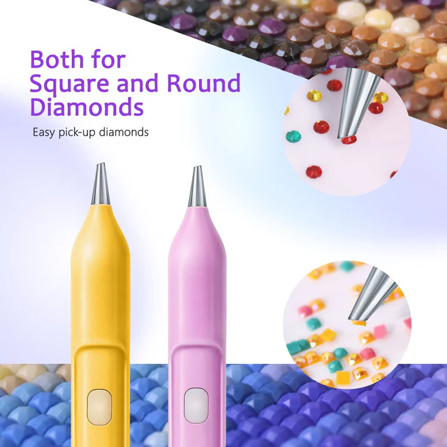 Electric Diamond Painting Pen – Rechargeable with Vacuum Suction - Image 3