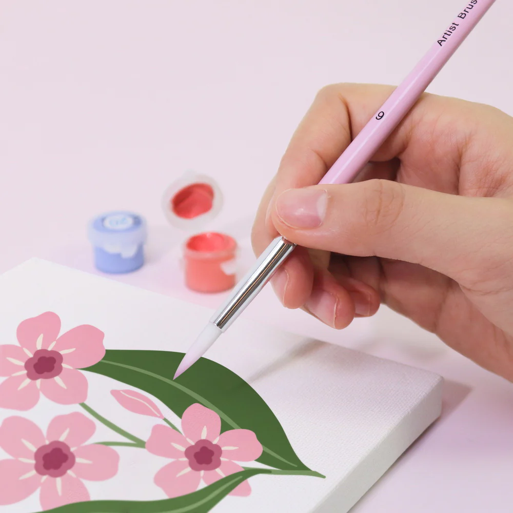 Essential 6-Piece Multisize Paint Brush Set - Image 8
