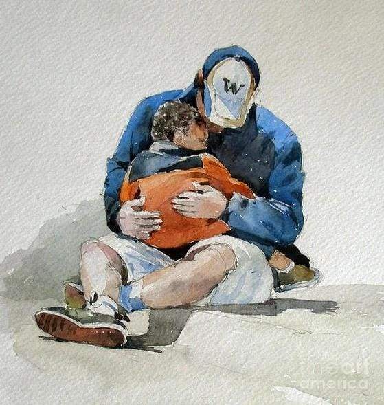 Father And Son Hug