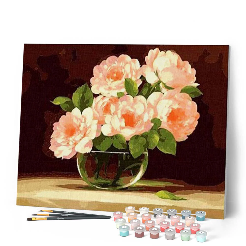 Five Flowers in a Vase - Image 2