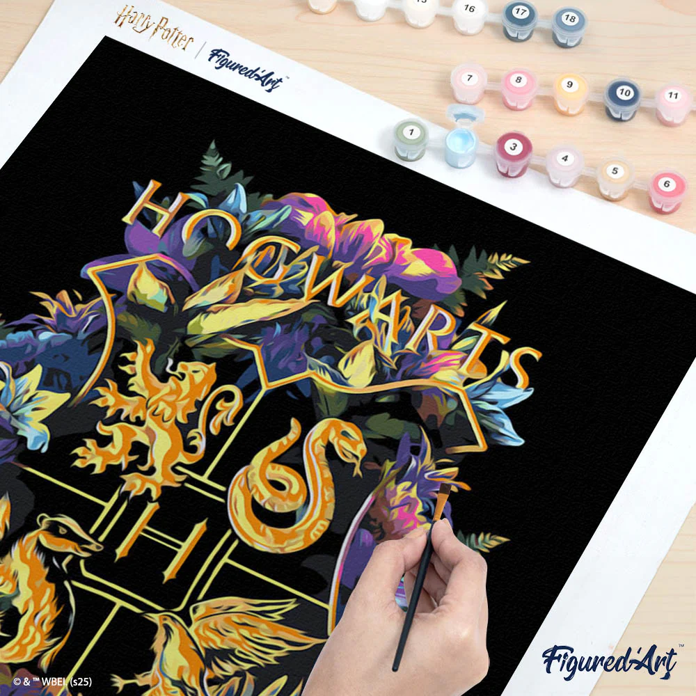 Floral Hogwarts Crest - Image 7