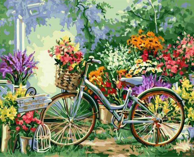 Flowers and Bicycles
