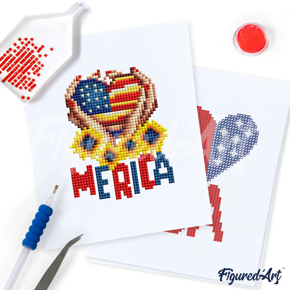 Gem Painting kit - American Pride series - Image 4