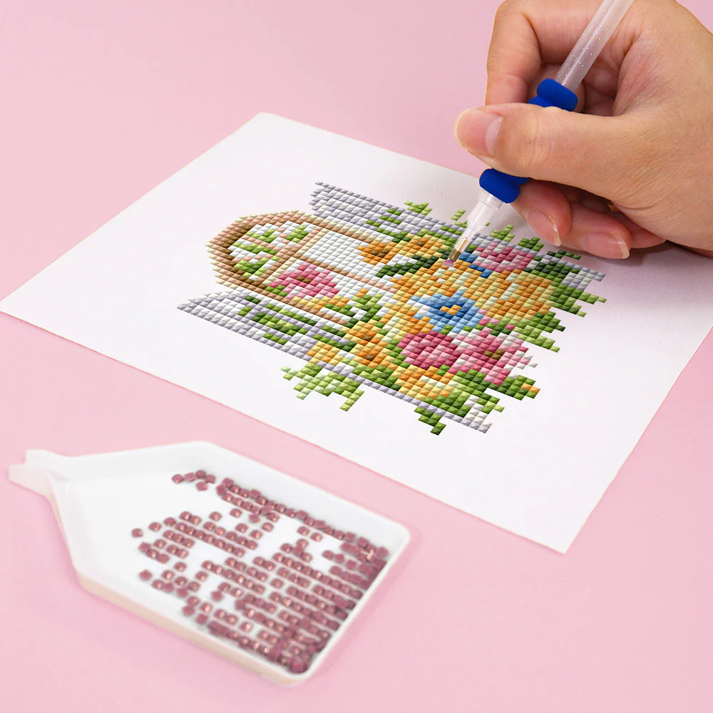 Gem Painting kit - Blooming Floral series - Image 6