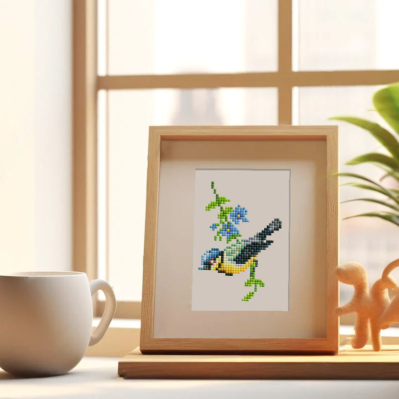 Gem Painting kit - Colourful Birds Paradise series - Image 11