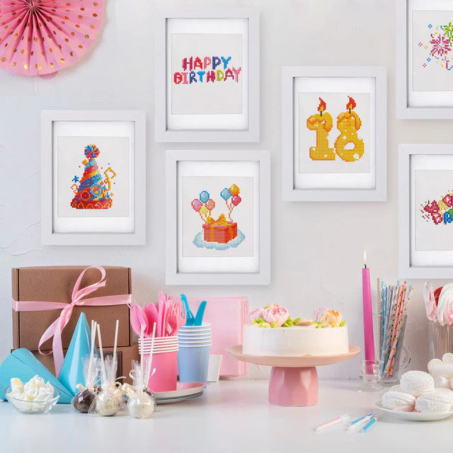 Gem Painting kit - Happy Birthday series - Image 5