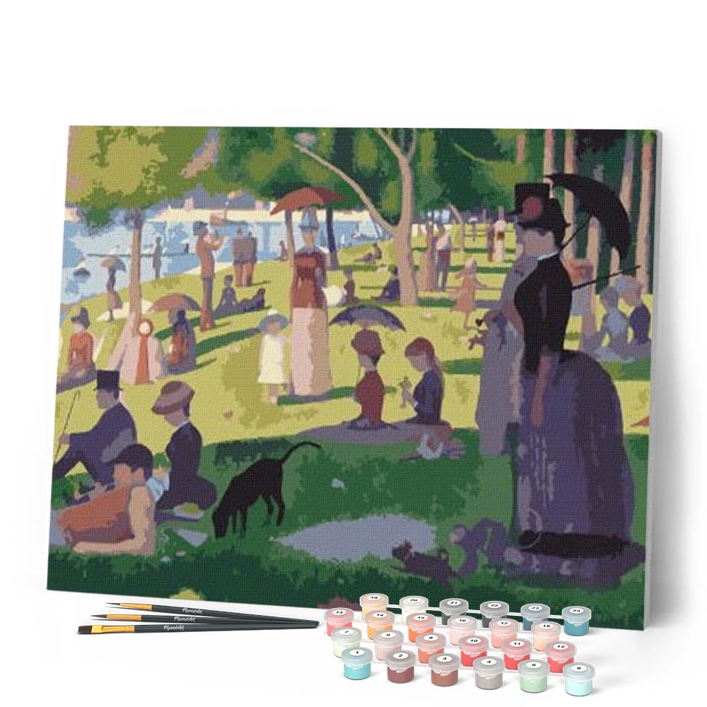 Georges Seurat - A Sunday Afternoon on the Island of La Grande Jatte - Image 2