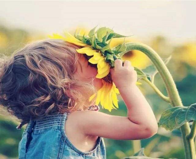 Girl and Flower