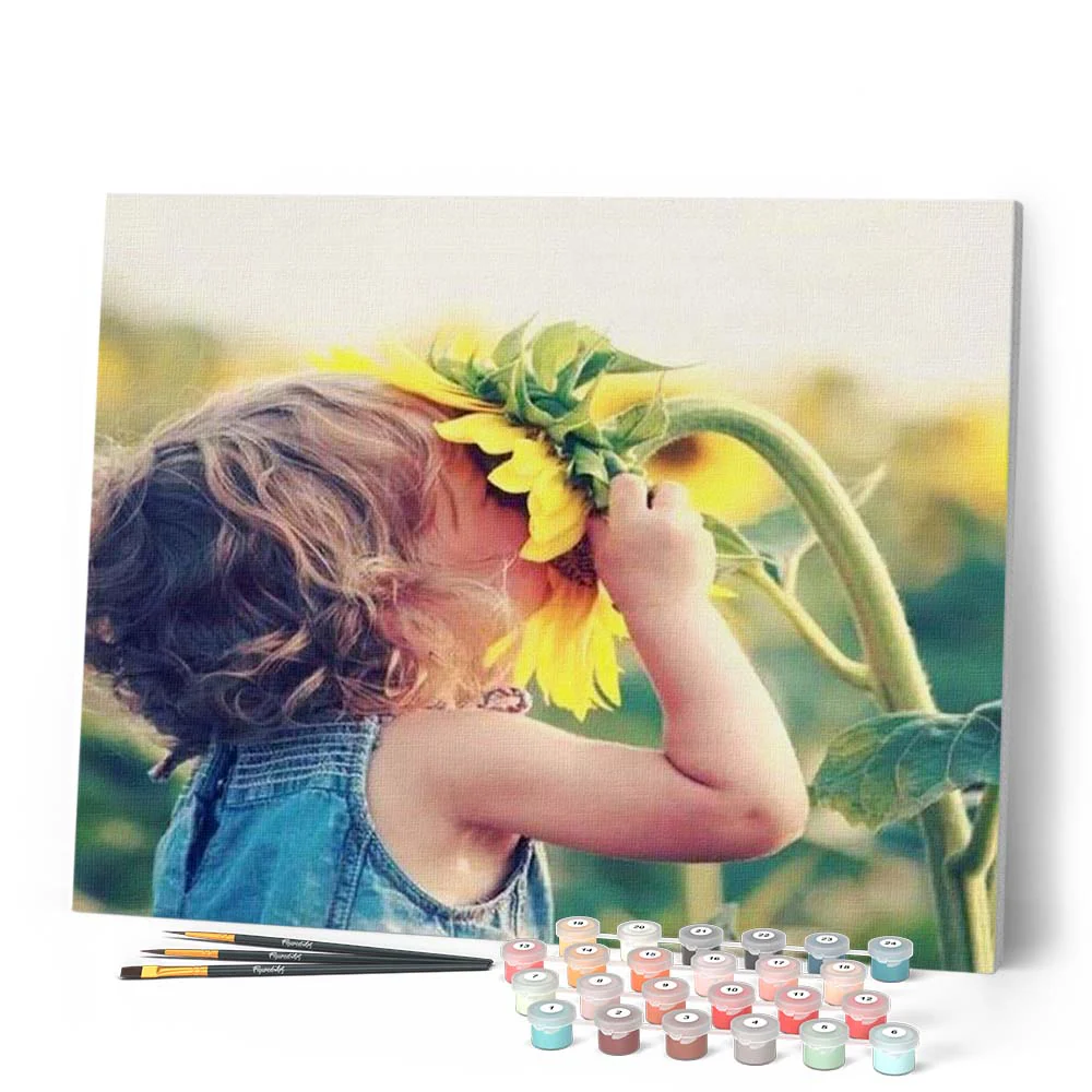 Girl and Flower - Image 2