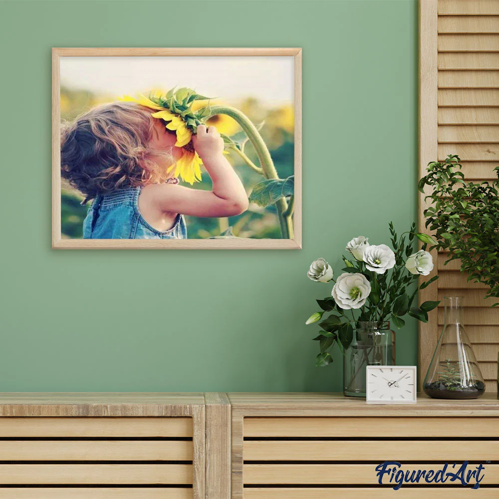 Girl and Flower - Image 3