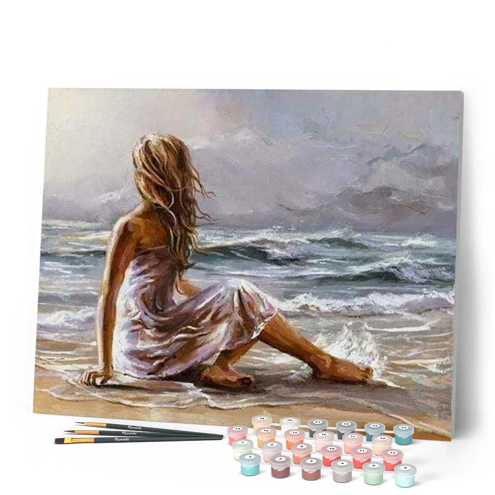 Girl on the Beach - Image 2