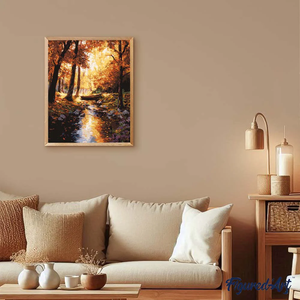 Golden Autumn Stream - Image 3