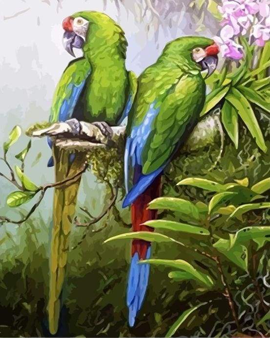 Green Parrots