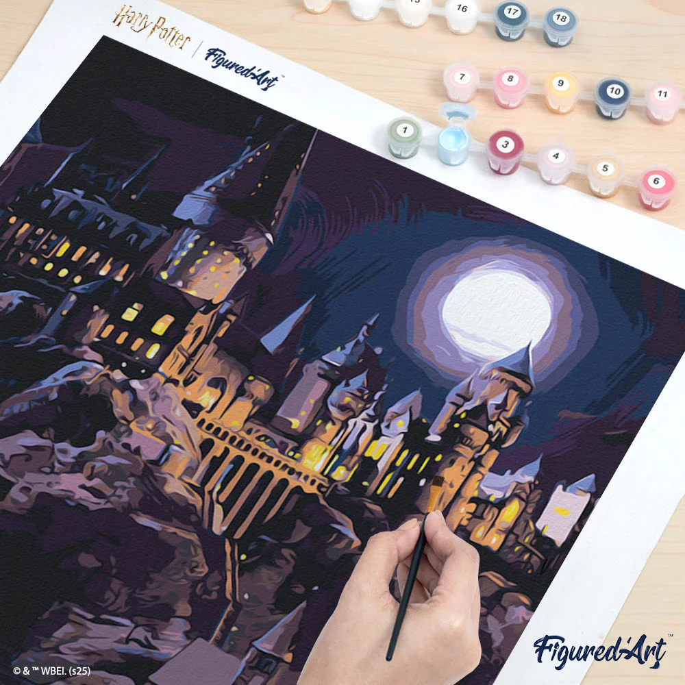 Hogwarts Castle at Night - Image 7