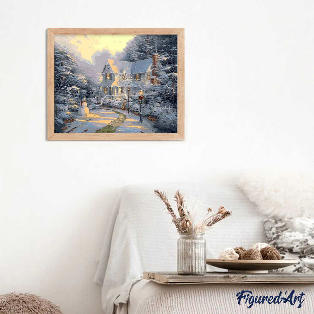 House and Snowman - Image 3
