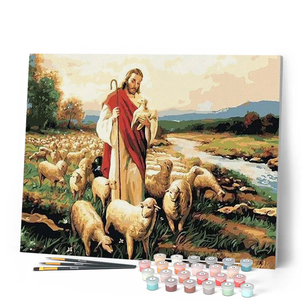 Jesus Christ and his flock - Image 2