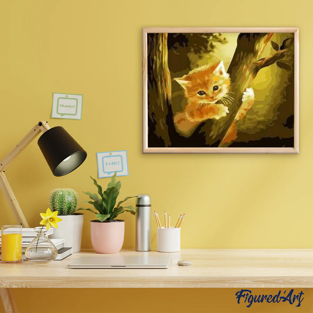 Kitten on top of the Tree - Image 3
