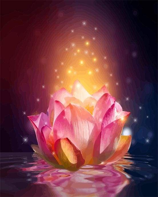 Light Floating Lotus